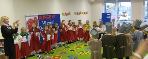 Koncert Pieśni Patriotycznych w Przedszkolu